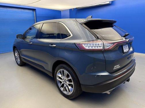 Blue Metallic 2016 Ford Edge Titanium