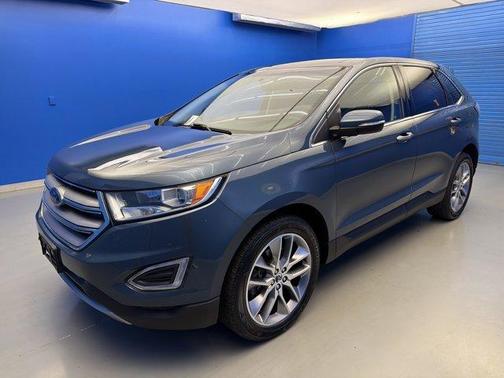 Blue Metallic 2016 Ford Edge Titanium
