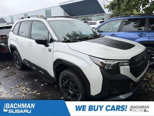 Crystal White Pearl 2026 Subaru Forester Wilderness