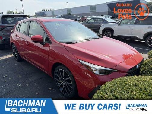 Pure Red 2026 Subaru Impreza Sport Hatchback