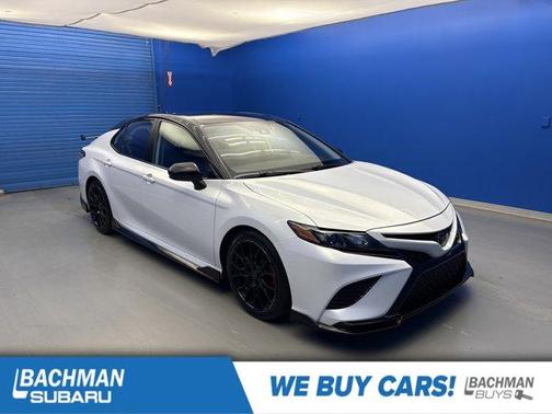 Wind Chill Pearl / Midnight Black Metallic 2020 Toyota Camry TRD V6
