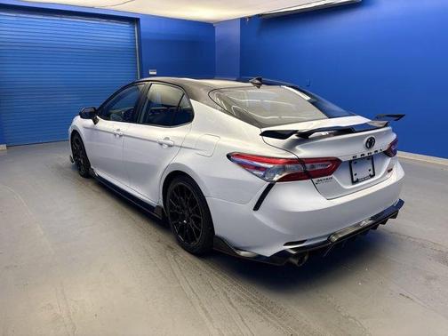 Wind Chill Pearl / Midnight Black Metallic 2020 Toyota Camry TRD V6