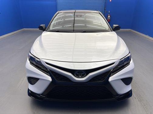 Wind Chill Pearl / Midnight Black Metallic 2020 Toyota Camry TRD V6