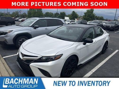 Wind Chill Pearl / Midnight Black Metallic 2020 Toyota Camry TRD V6