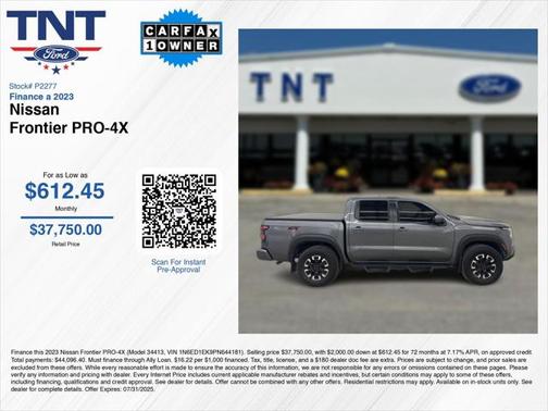 2023 Nissan Frontier PRO-4X
