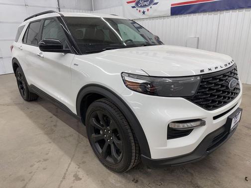 STAR WHITE MET TRI-COAT 2023 Ford Explorer ST-Line