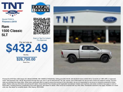 2019 RAM 1500 Big Horn