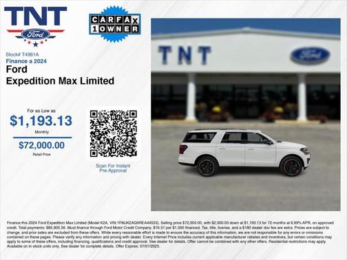 2024 Ford Expedition Max Limited