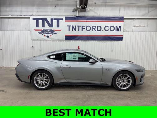 ICONIC SILVER METALLIC 2025 Ford Mustang GT Premium Coupe