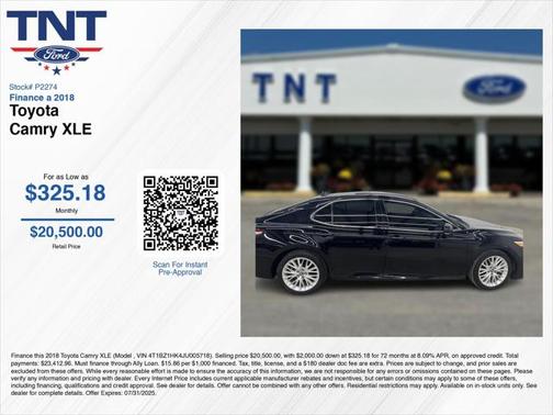 2018 Toyota Camry XLE