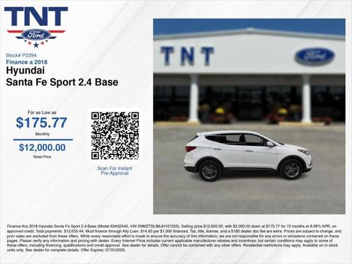 2018 Hyundai Santa Fe Sport 2.4L