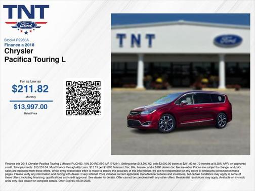 2018 Chrysler Pacifica Touring-L