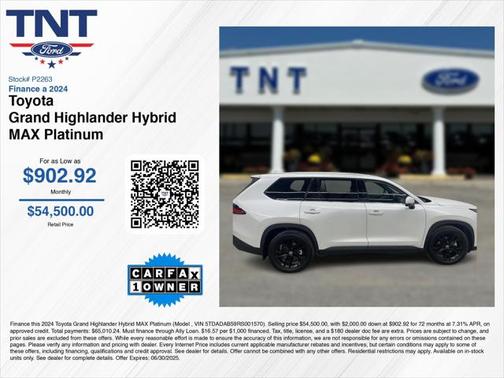 2024 Toyota Grand Highlander Hybrid Limited MAX