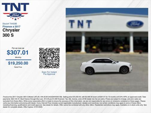 2017 Chrysler 300 S