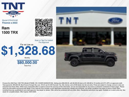 2022 RAM 1500 TRX