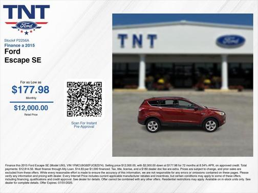 2015 Ford Escape SE