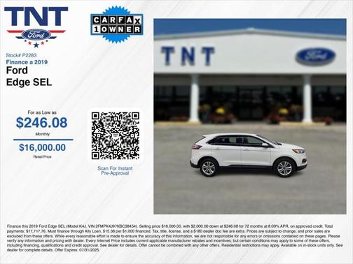 2019 Ford Edge SEL