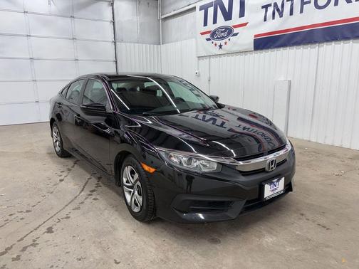 Crystal Black Pearl 2018 Honda Civic LX