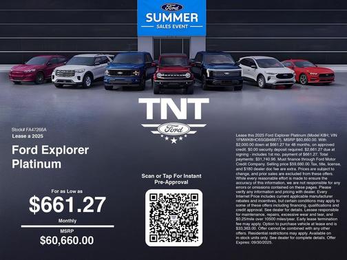2025 Ford Explorer Platinum