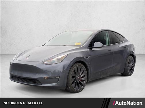Midnight Silver Metallic 2022 Tesla Model Y Performance Dual Motor All-Wheel Drive