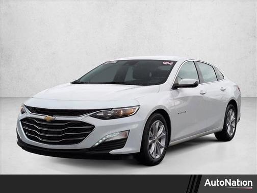 Summit White 2024 Chevrolet Malibu FWD 1LT