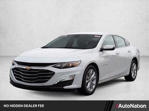 Summit White 2024 Chevrolet Malibu FWD 1LT