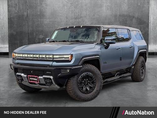 Neptune Blue Matte 2024 GMC HUMMER EV SUV 3X