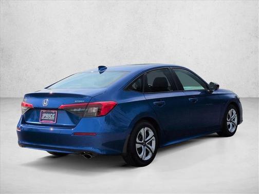 Aegean Blue Metallic 2024 Honda Civic Sport