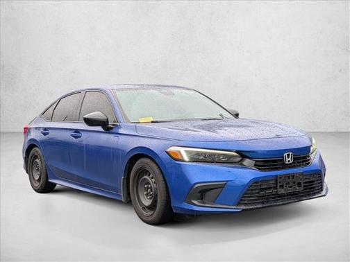 Aegean Blue Metallic 2024 Honda Civic Sport