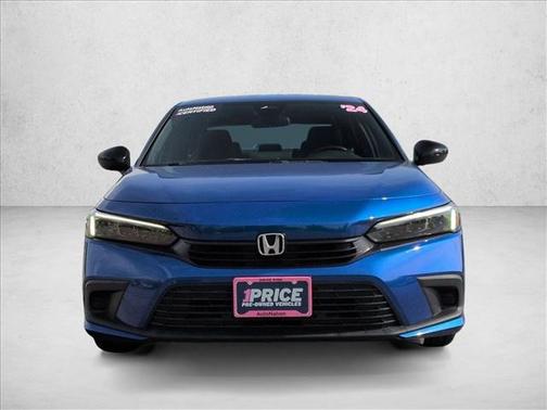 Aegean Blue Metallic 2024 Honda Civic Sport