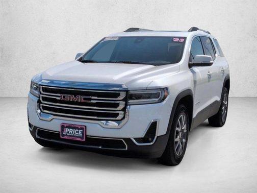 White Frost Tricoat 2023 GMC Acadia AWD SLT