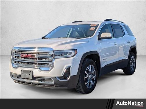 White Frost Tricoat 2023 GMC Acadia AWD SLT