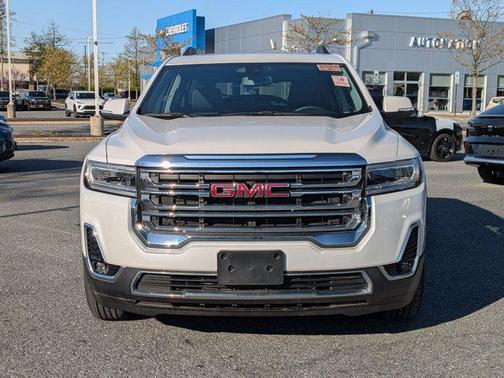 White Frost Tricoat 2023 GMC Acadia AWD SLT