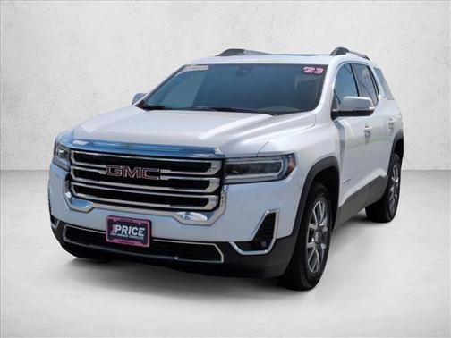 White Frost Tricoat 2023 GMC Acadia AWD SLT