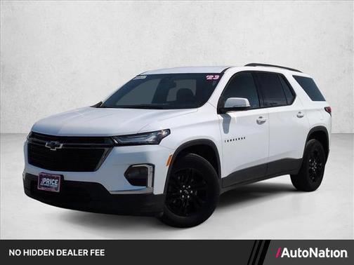 Summit White 2023 Chevrolet Traverse LT Cloth