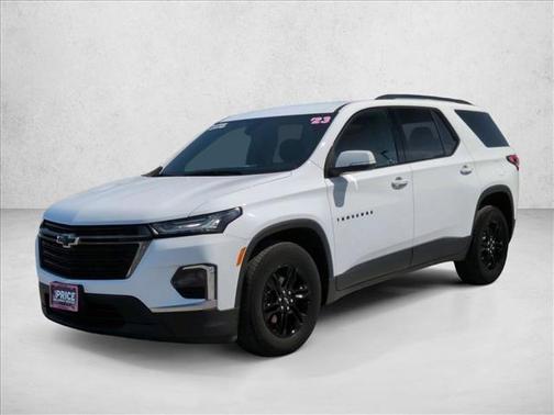 Summit White 2023 Chevrolet Traverse LT Cloth
