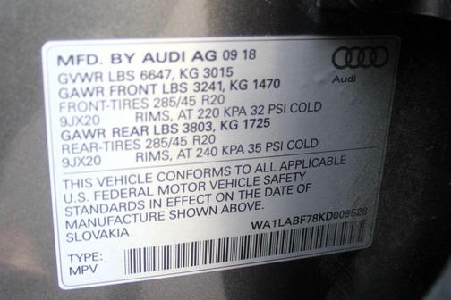 2019 Audi Q7 55 Premium Plus