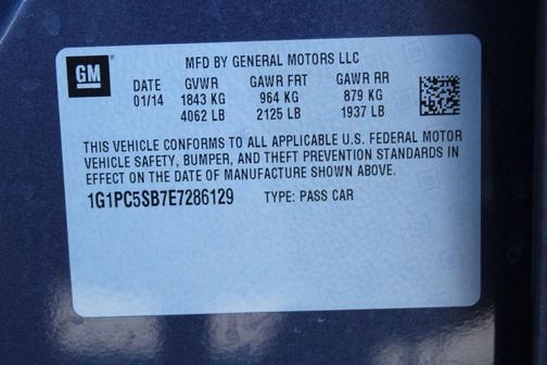 2014 Chevrolet Cruze 1LT