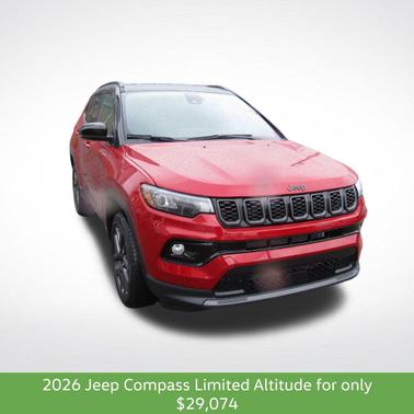 Red Hot Pearlcoat 2026 Jeep Compass Limited