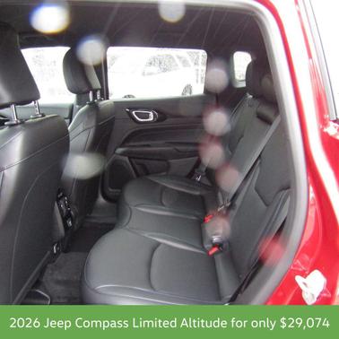 Red Hot Pearlcoat 2026 Jeep Compass Limited