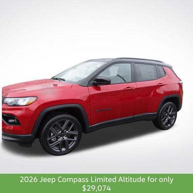 Red Hot Pearlcoat 2026 Jeep Compass Limited