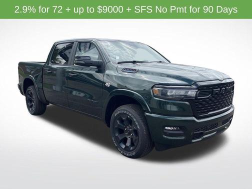 Serrano Green Metallic 2026 RAM 1500 Big Horn/Lone Star