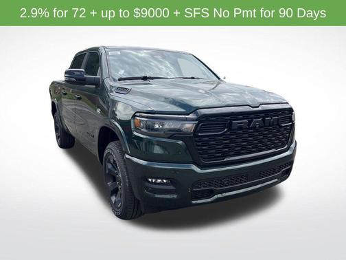 Serrano Green Metallic 2026 RAM 1500 Big Horn/Lone Star