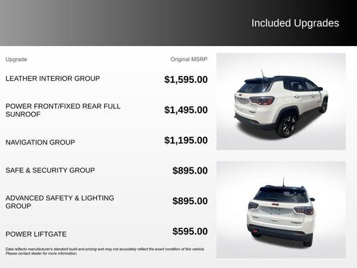 White Clearcoat 2018 Jeep Compass Trailhawk