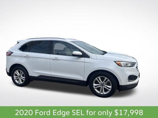 Oxford White 2020 Ford Edge SEL