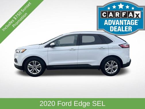 Oxford White 2020 Ford Edge SEL