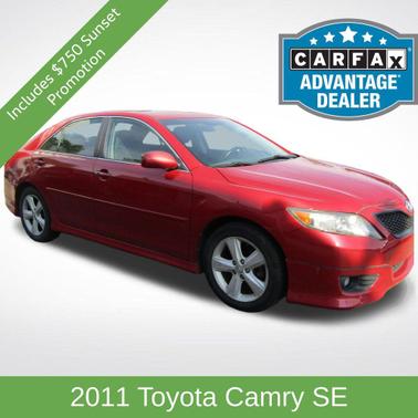 Barcelona Red Metallic 2011 Toyota Camry SE