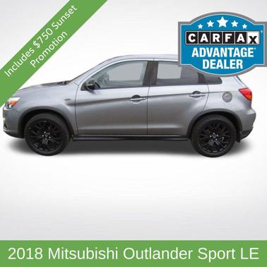 Mercury Gray Metallic 2018 Mitsubishi Outlander Sport 2.0 LE