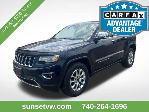 True Blue Pearlcoat 2014 Jeep Grand Cherokee Limited