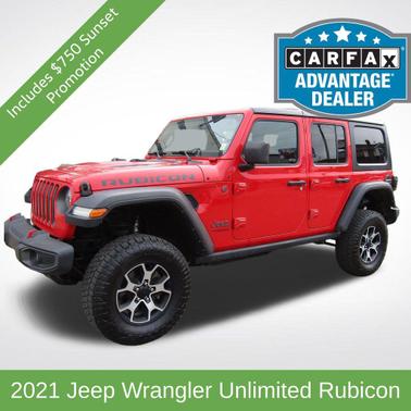 Firecracker Red Clearcoat 2021 Jeep Wrangler Unlimited Rubicon